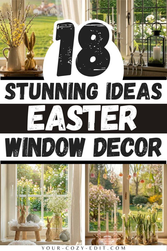 Stunning Easter Window Decor Ideas Pin