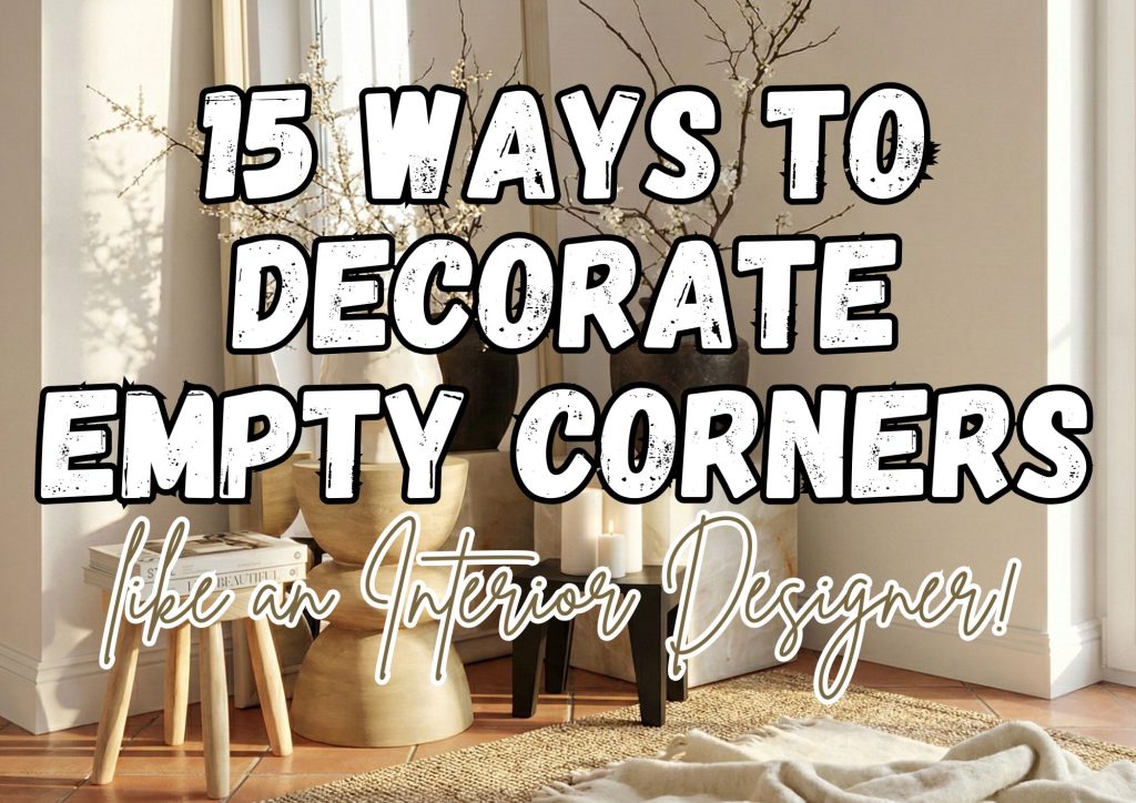 15 Ways to Decorate Empty Corners