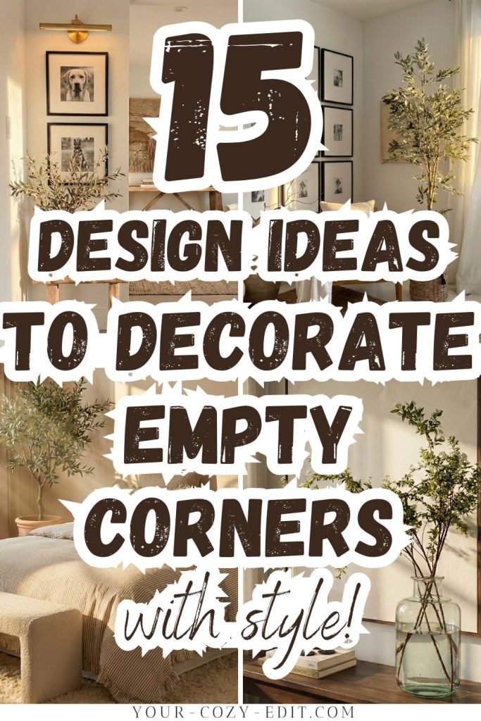 15 ideas how to decorate empty corners Pin