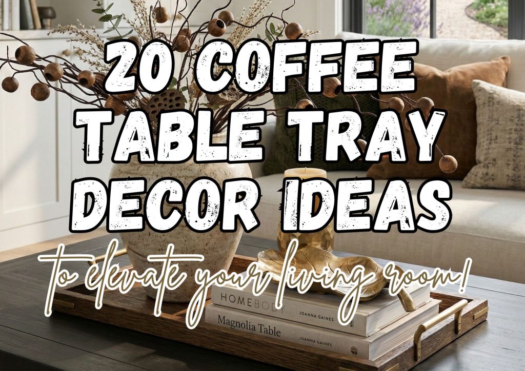 20 Coffee Table Tray Decor Ideas