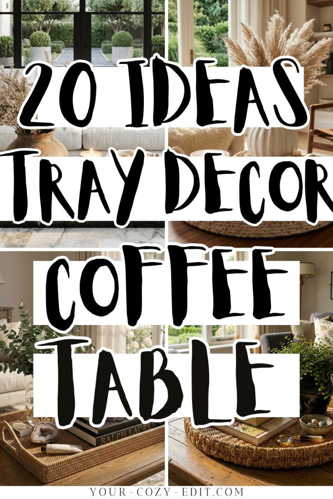 20 Coffee Table Tray Decor Ideas Pin