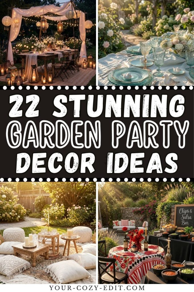 22 Garden Party Decor Ideas