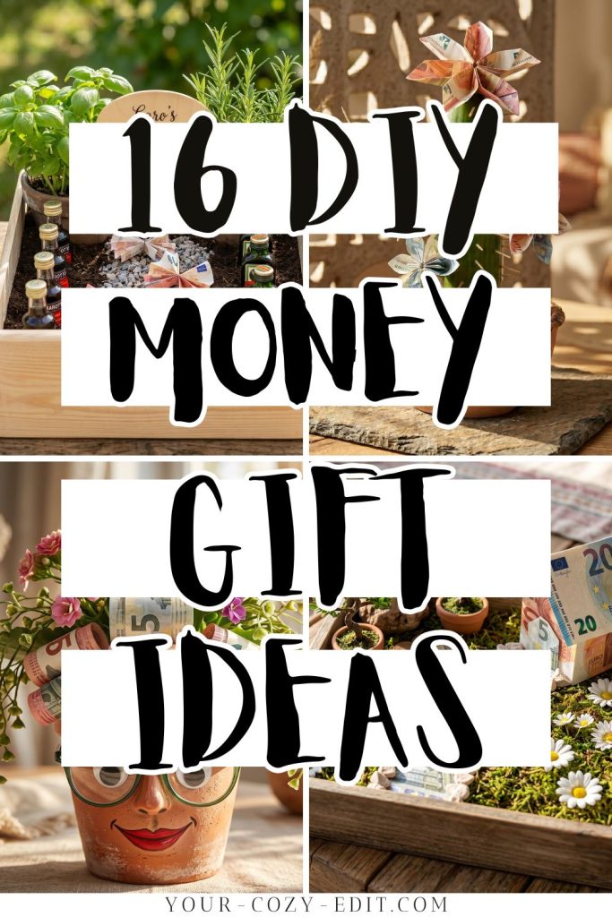 16 DIY Money Gift Ideas to Recreate Pin