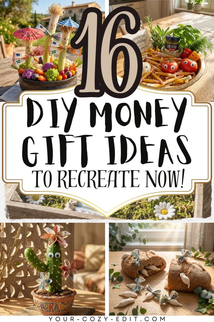 16 DIY Money Gift Ideas to Recreate Pin
