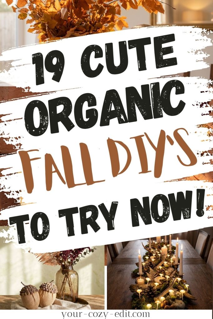 Organic Modern Fall Decor Pin