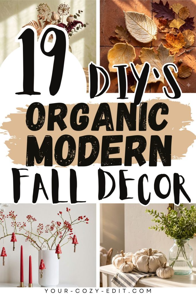 Organic Modern Fall Decor Pin
