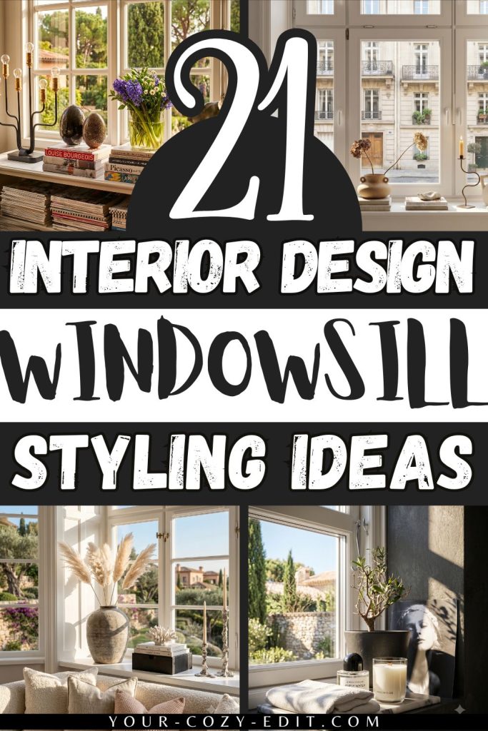 21 Windowsill Styling Ideas Pin