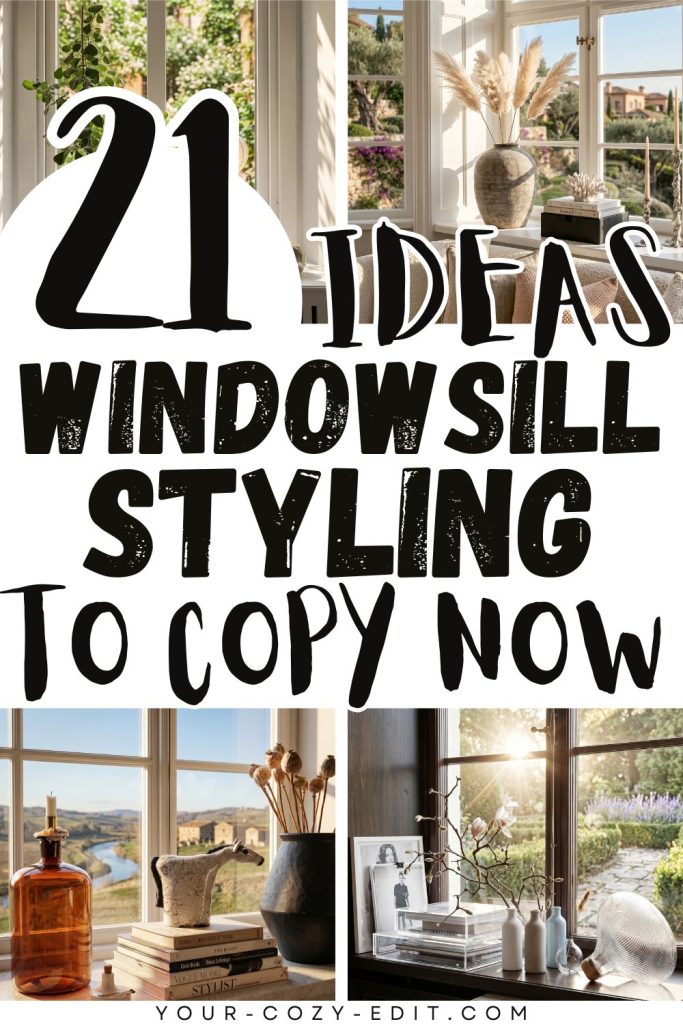 21 Windowsill Styling Ideas Pin