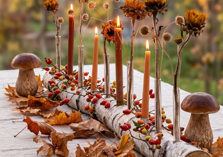 16 Fall Tablescape Ideas Pin